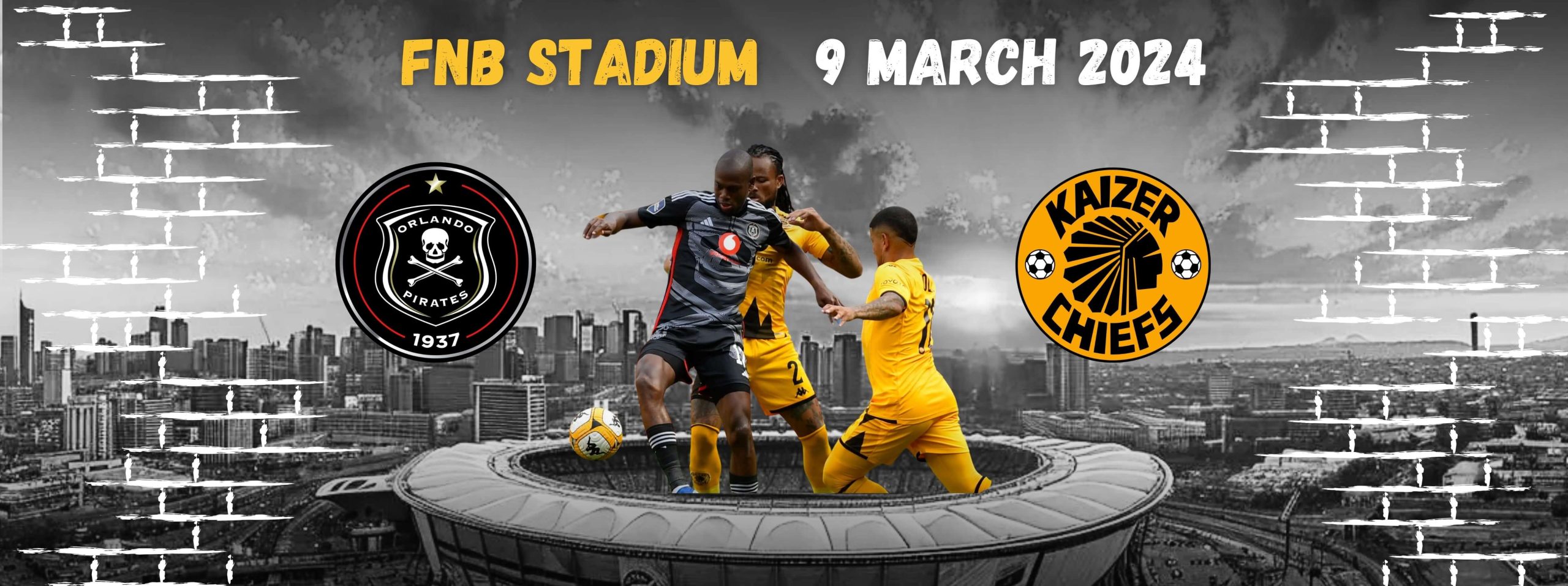 Kaizer Chiefs vs Orlando Pirates - Soweto Derby - Beluga Hospitality - Banner