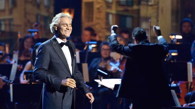 Andrea Bocelli is touring South Africa