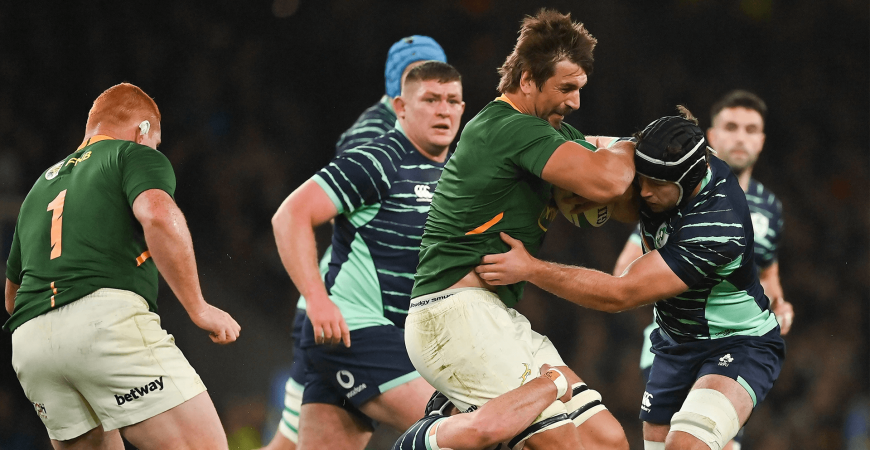 South Africa vs Ireland - International Test Rugby - Slider Background