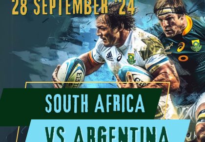 South Africa vs Argentina in the Rugby Championship 2024