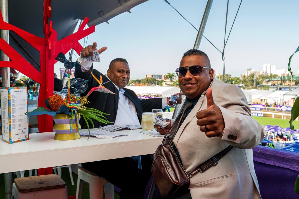 Beluga Hospitality guests at Durban July 2025 at Greyville Racecourse — photo 9